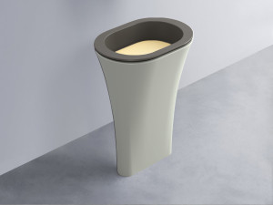 AMLA65-FN+AMPILO-CN+AMCOLO-PM Раковина Amedeo Ovale отдельностоящая cielo Enjoy + Amedeo