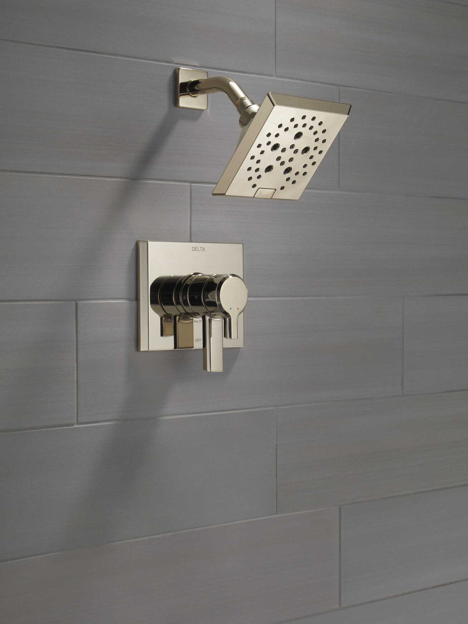 T17299-PN Накладка для душа Monitor® 17 серии H2Okinetic® Delta Faucet Pivotal Полированный никель  - Вид №10
