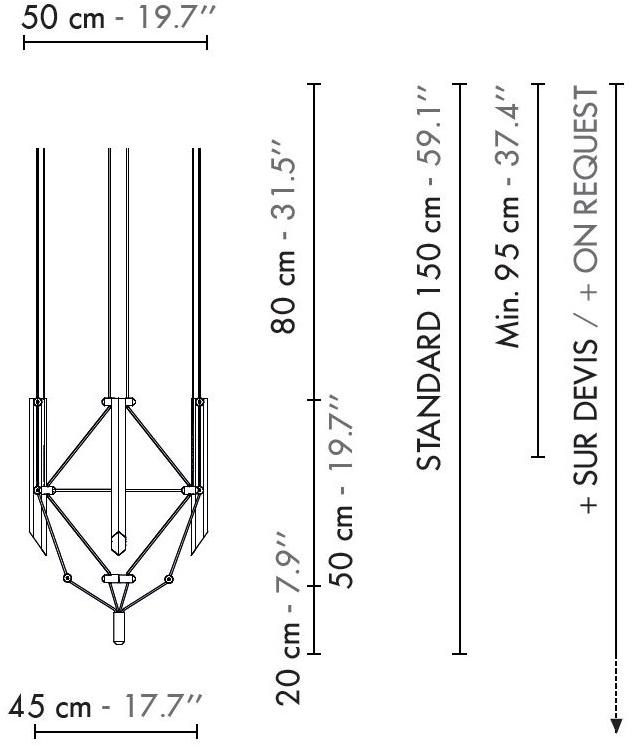 designheure Светодиодная подвесная лампа Mozaik Lu4moz - Вид №3