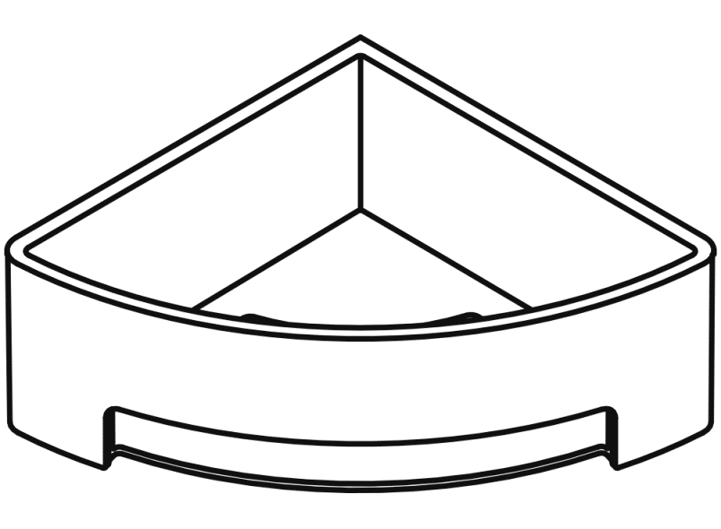 900.03.00240 корзина для душа HEWI System 900 - Вид №4