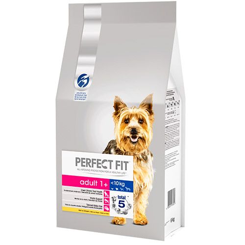 ПР0042258 Корм для собак для мелких и миниатюрных пород, курица сух. 6кг Perfect Fit 