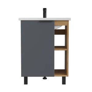 Тумба KONSENSA «СОХО» для ванной с интеллектуальной системой хранения 89381832