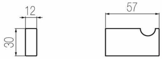 Radomonte Крючок для халата / полотенцедержатель из нержавеющей стали  Acq1  - Вид №3