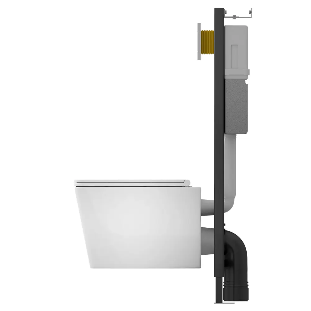 Santreyd Подвесной унитаз с системой Tornado и микролифтом 89264216 Olibau STLM-1362606 - Вид №1