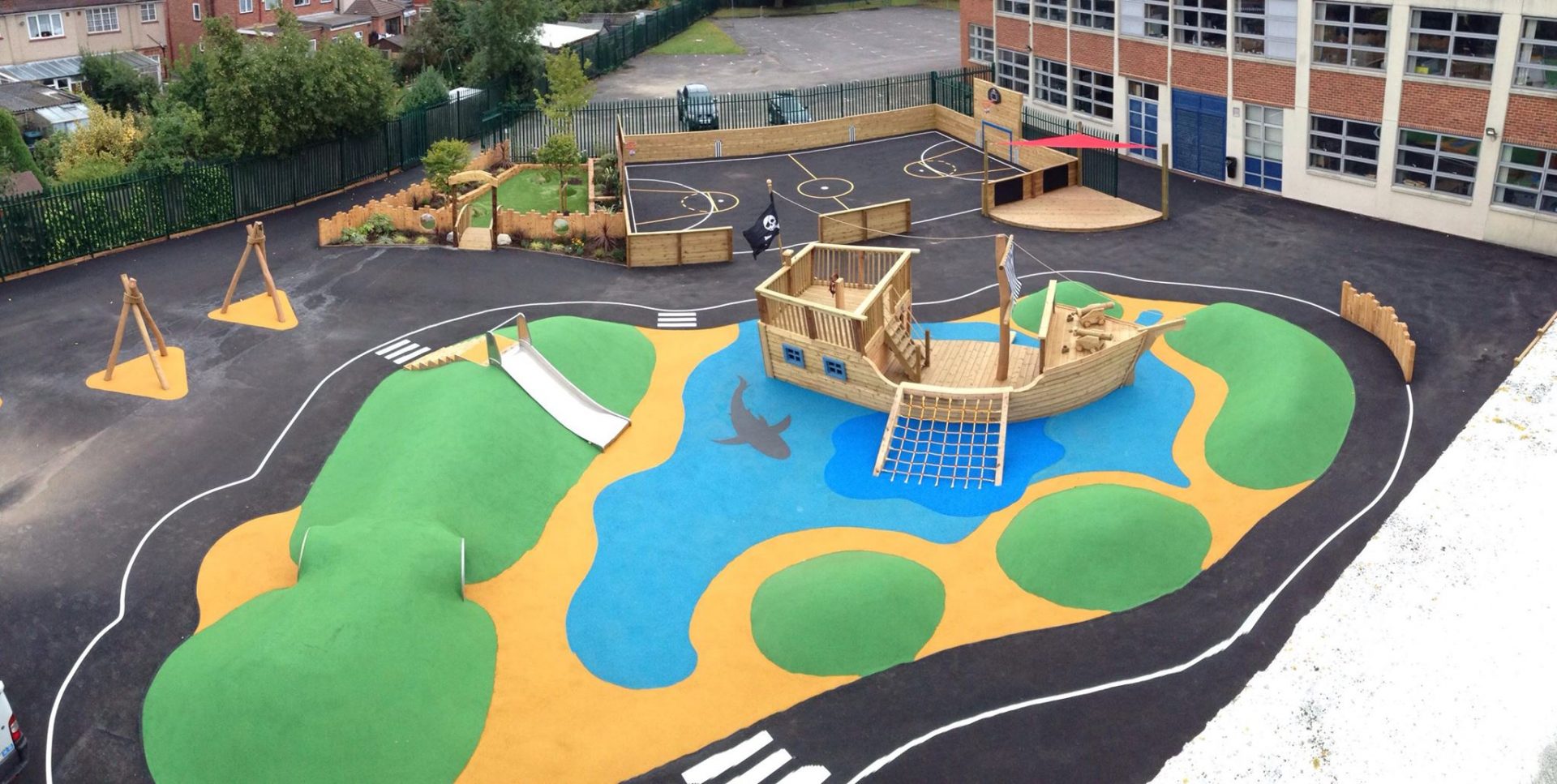 Бесшовное покрытие для детских площадок. Резиновое покрытие ЭКОПРОФИТ 01-258 - Вид №6