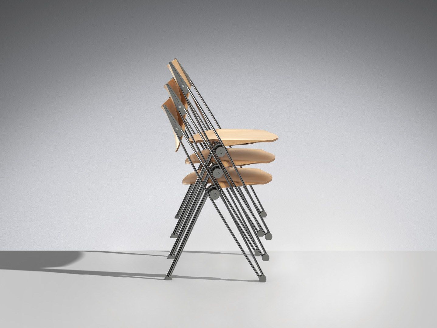 Складной стул для зала ожидания LAMM Conpass ARCH-00038319 - Вид №5