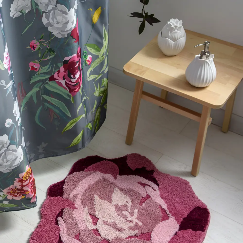 Дозатор для жидкого мыла Fleur цвет белый MOROSHKA STLM-2211580 - Вид №5