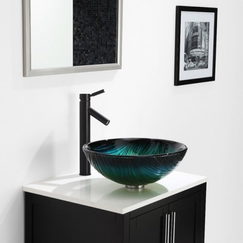 Смесители для умывальника FVS-1002ORB krausru  - Вид №4