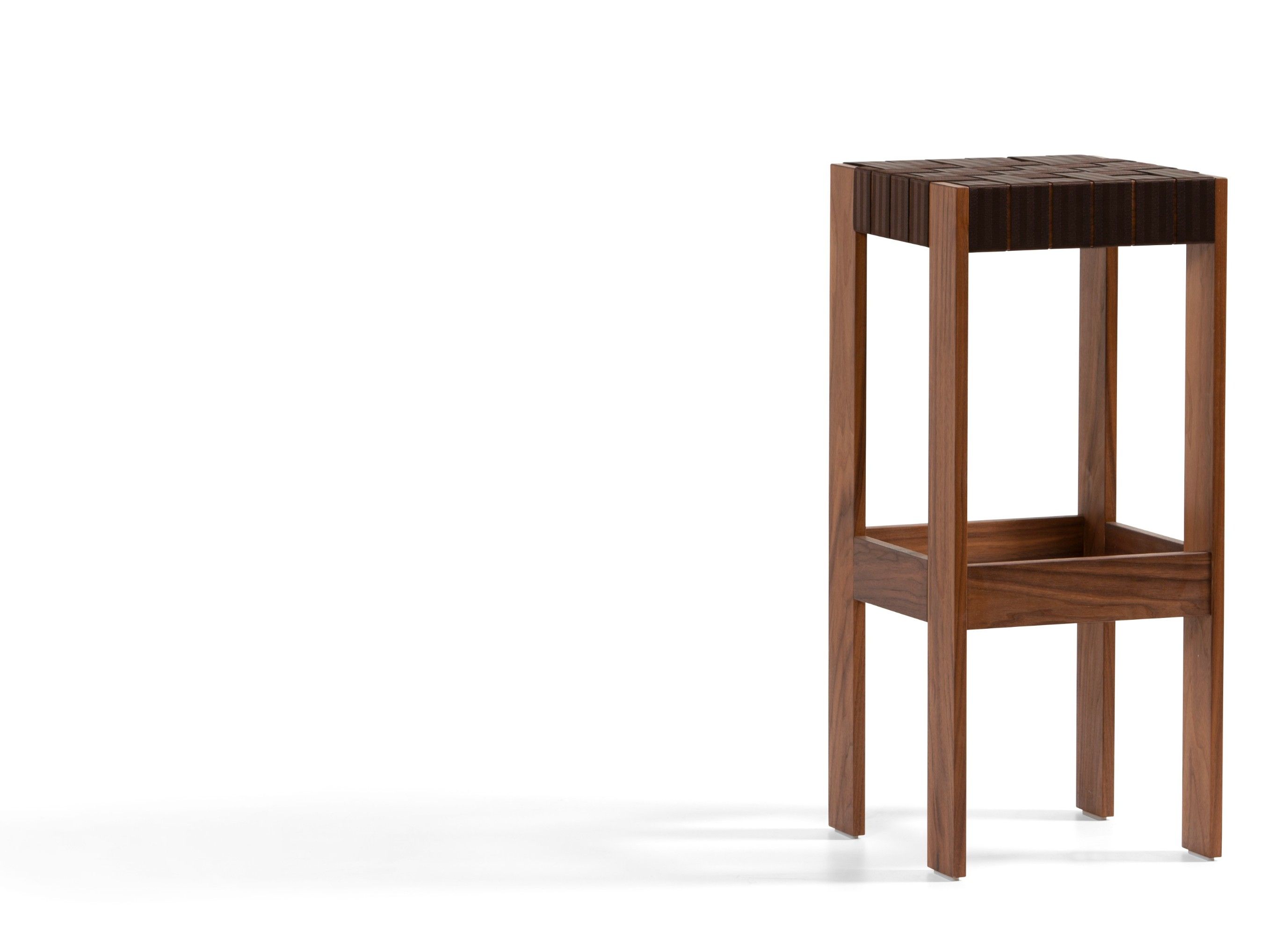 Высокий стул из массива дерева с подставкой для ног Bla Station Momang ARCH-00042730 - Вид №3
