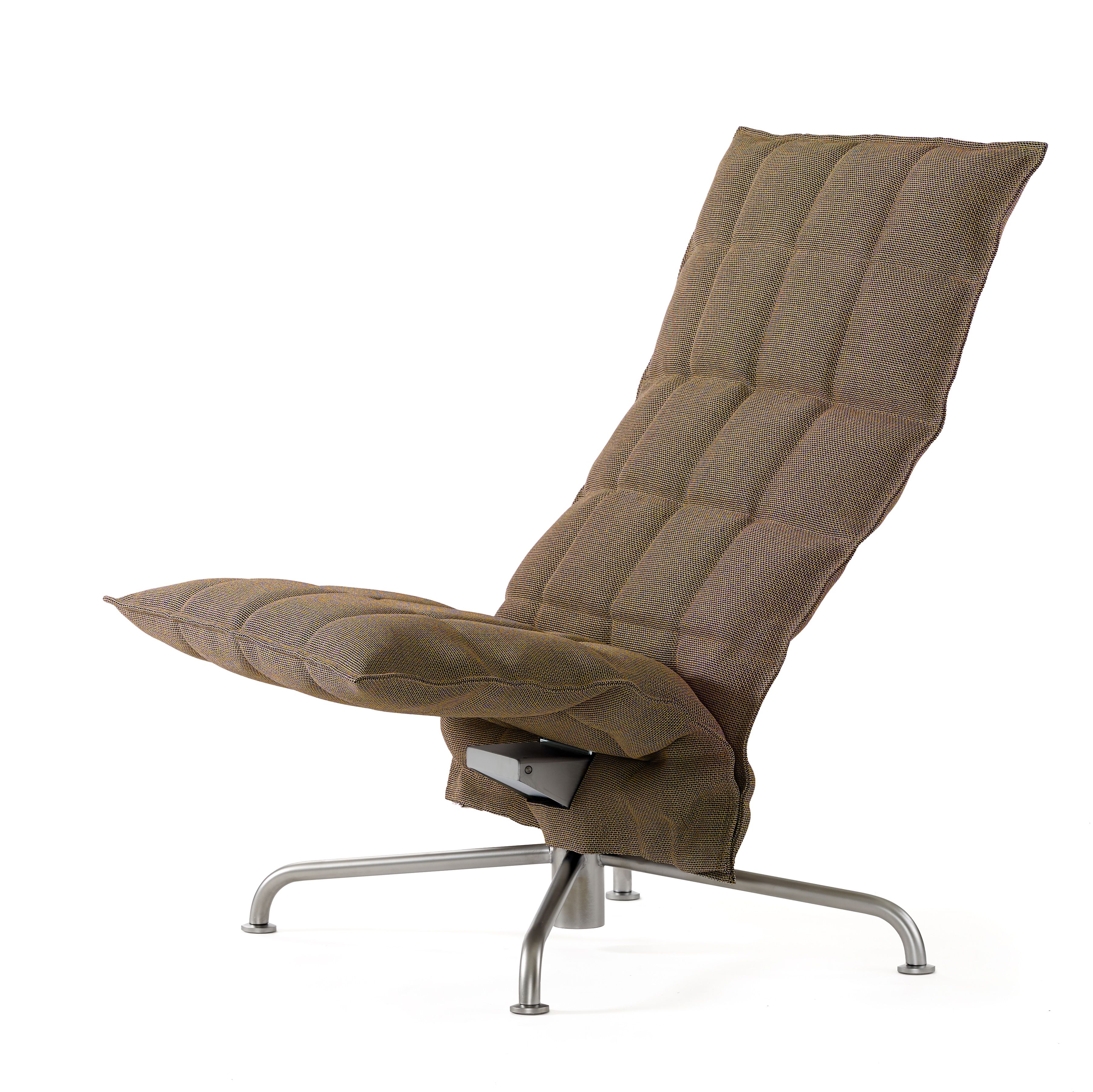 Тканевое вращающееся кресло с подставкой для ног Woodnotes K Chair ARCH-00086977 - Вид №8