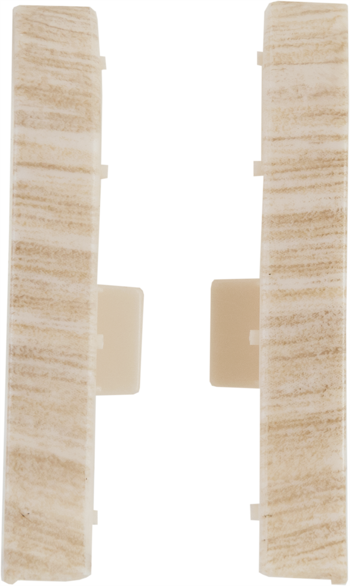 82557256 Заглушка для плинтуса левая и правая «Дуб Сибирский», высота 62 мм, 2 шт. STLM-0029796 Santreyd 