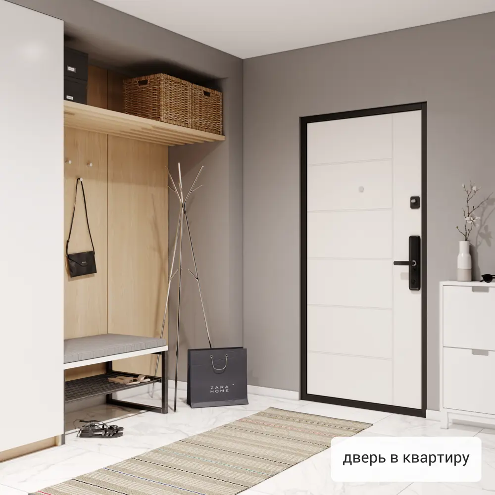 Дверь входная металлическая Хьюго 01 1000 мм правая TOREX STLM-2137199 - Вид №17