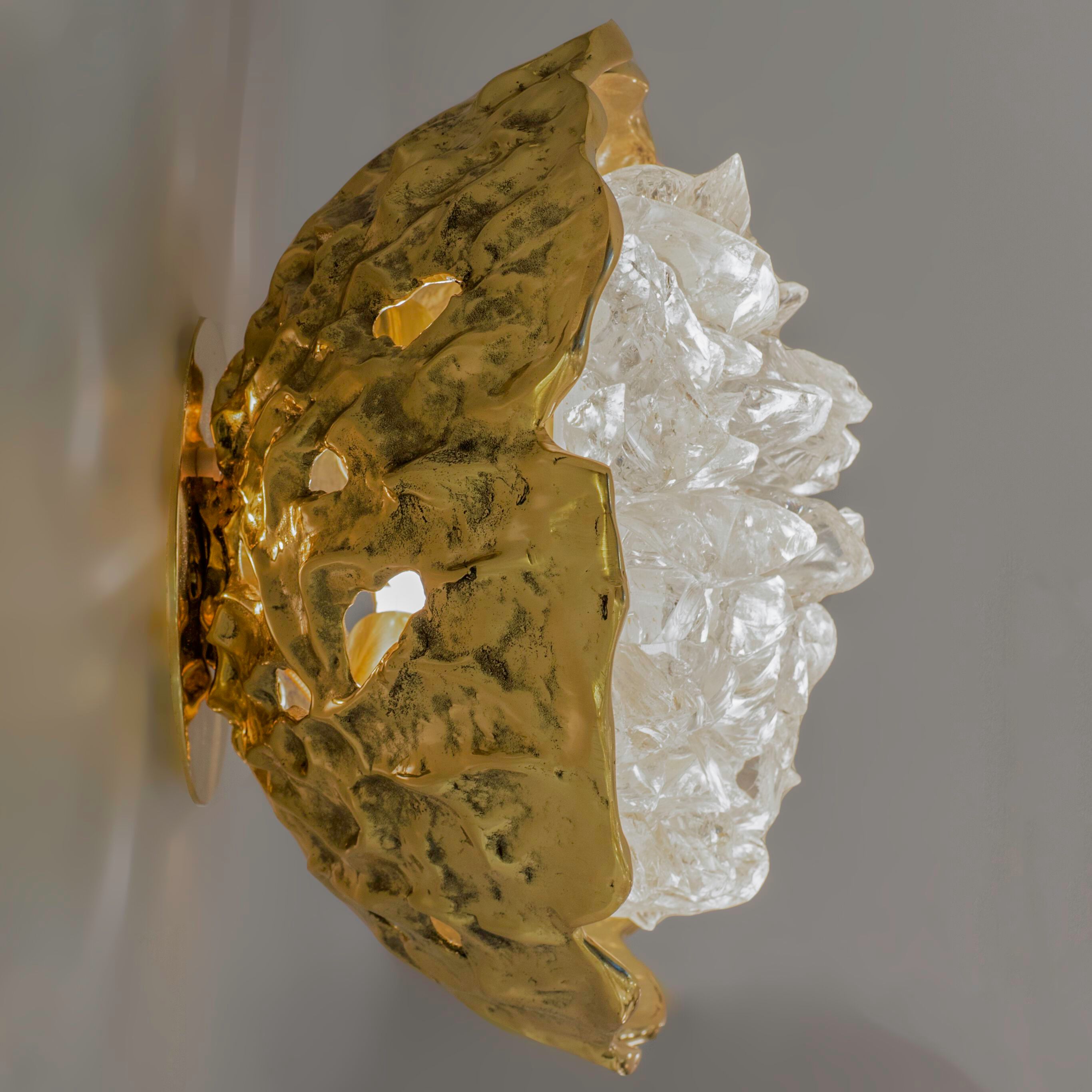 Настенный светильник из латуни и стекла GASPARE ASARO Etna ARCH-00128881 - Вид №1