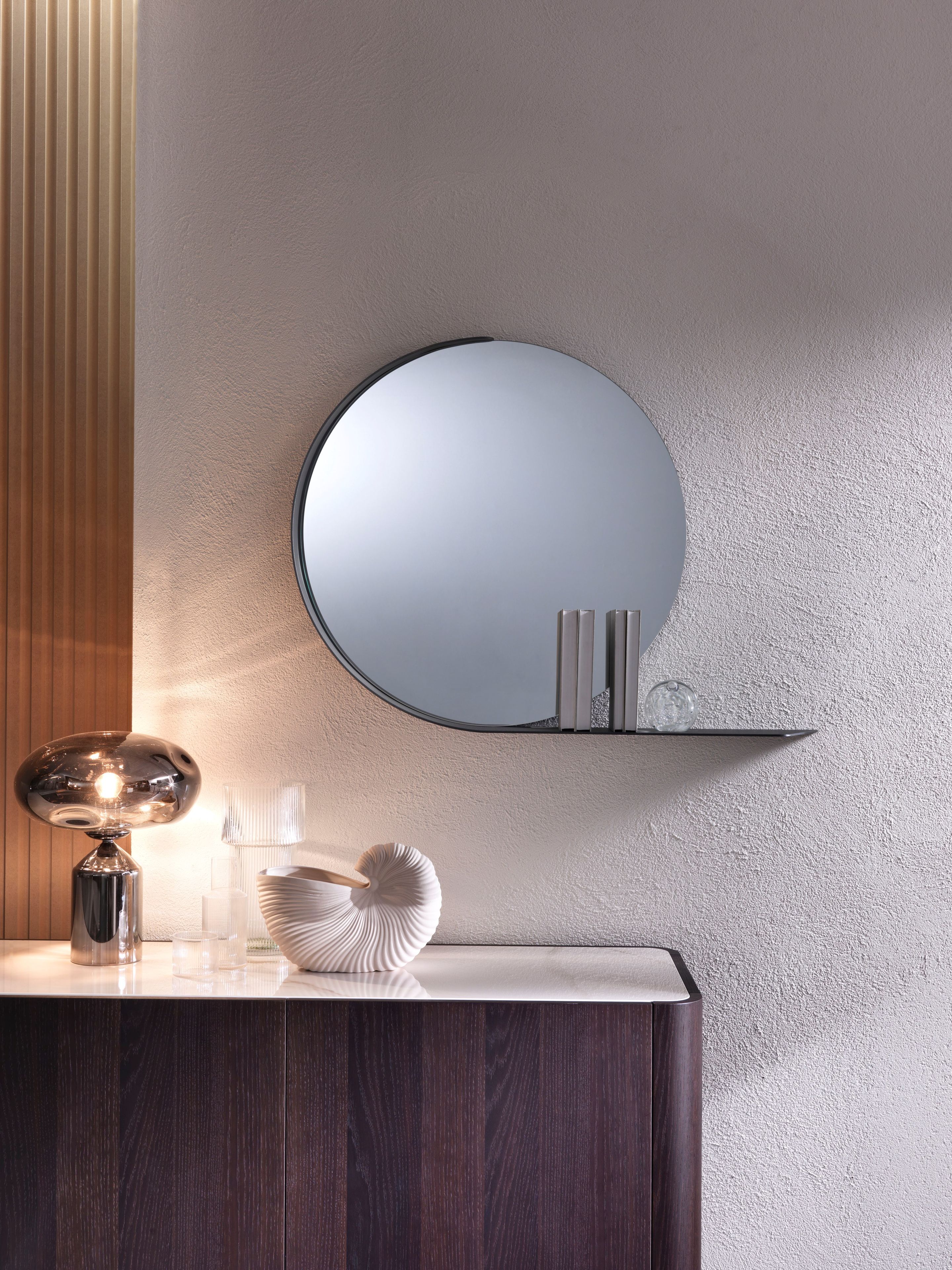 Шкаф из термообработанного кокса из дуба с распашными дверцами RIFLESSI ARCH-00082457 - Вид №2