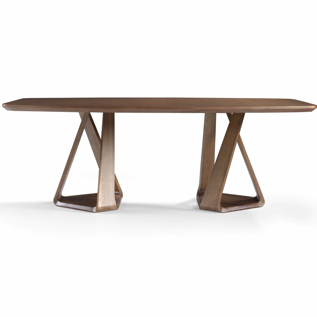 Обеденный стол деревянный прямоугольный 220 см DT803-GRAN от Angel Cerda ANGEL CERDA  241908 Орех;коричневый  - Вид №1