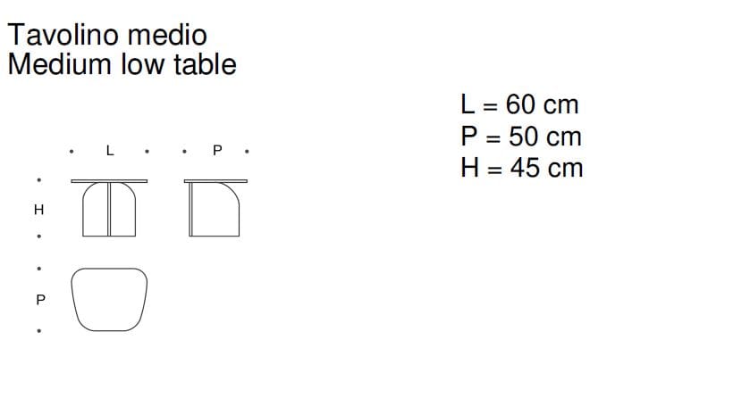 Восстановленный каменный журнальный столик Saba Italia PHILIA ARCH-00085002 - Вид №1