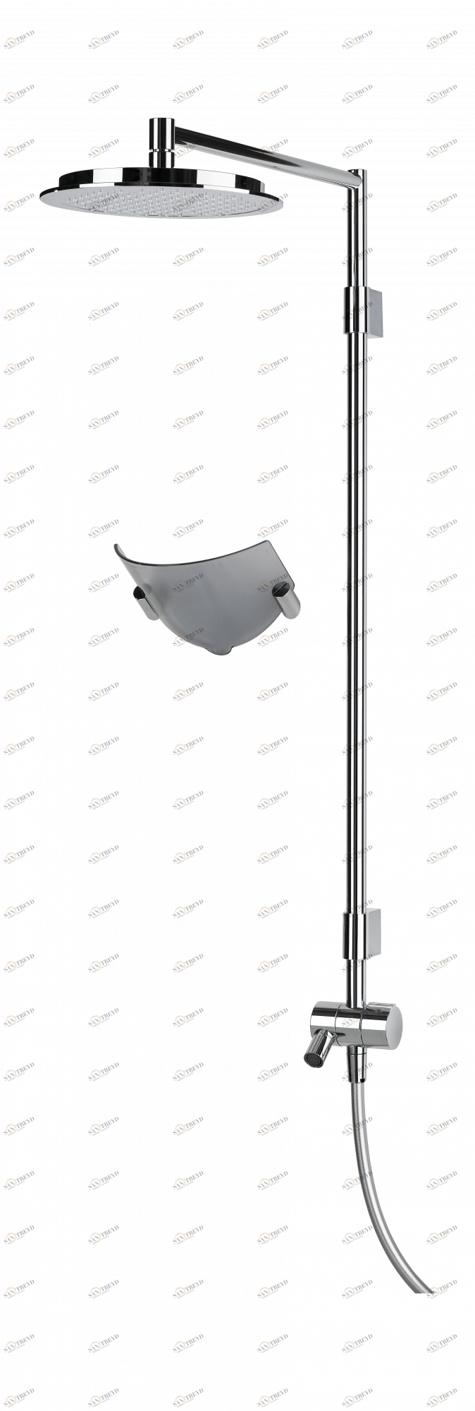 Oras 391 Душевой комплект с душем rain shower 391 Hydra Хром 
