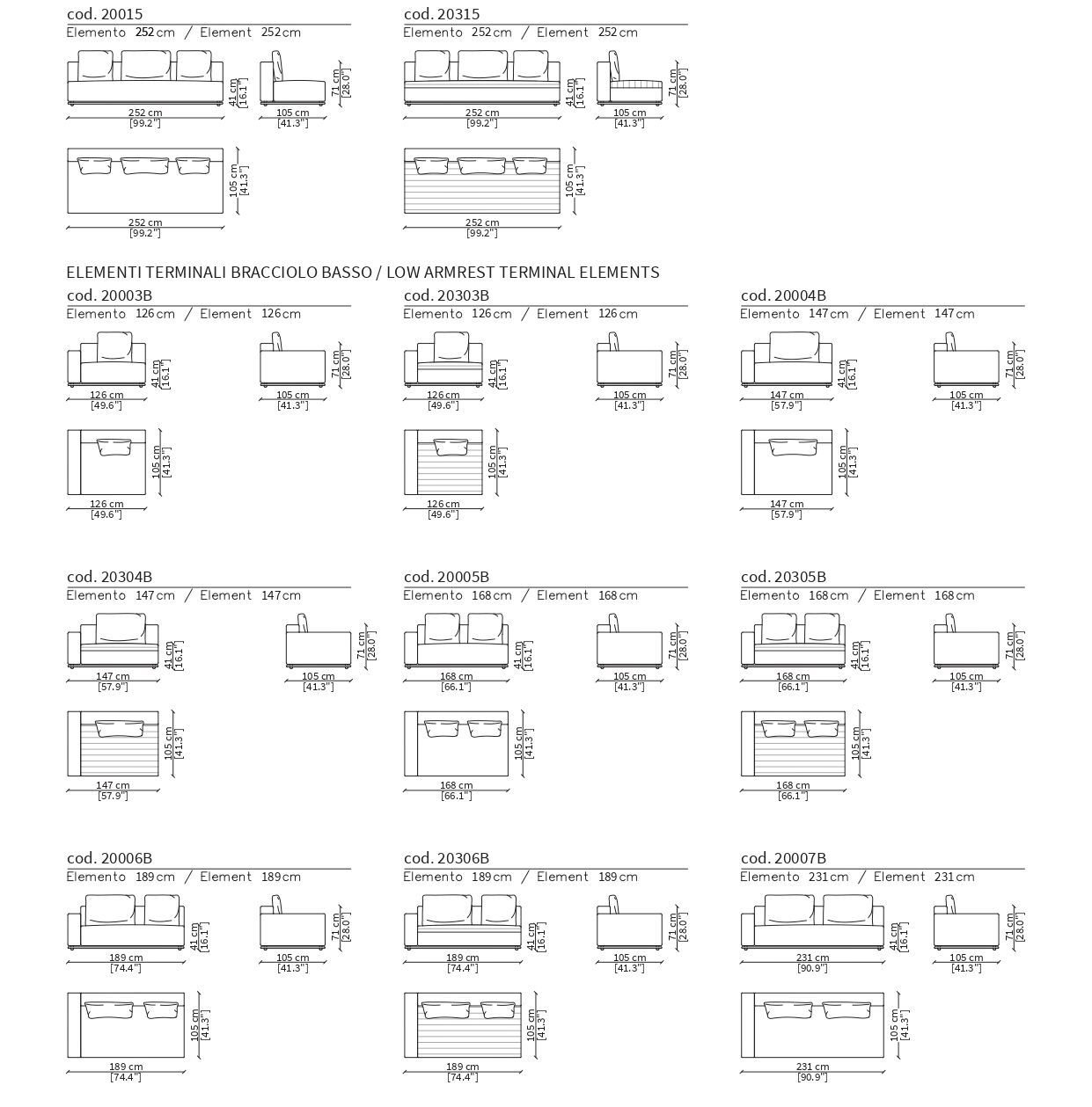 Кожаный модульный диван Frigerio Эдди ARCH-00080524 - Вид №7