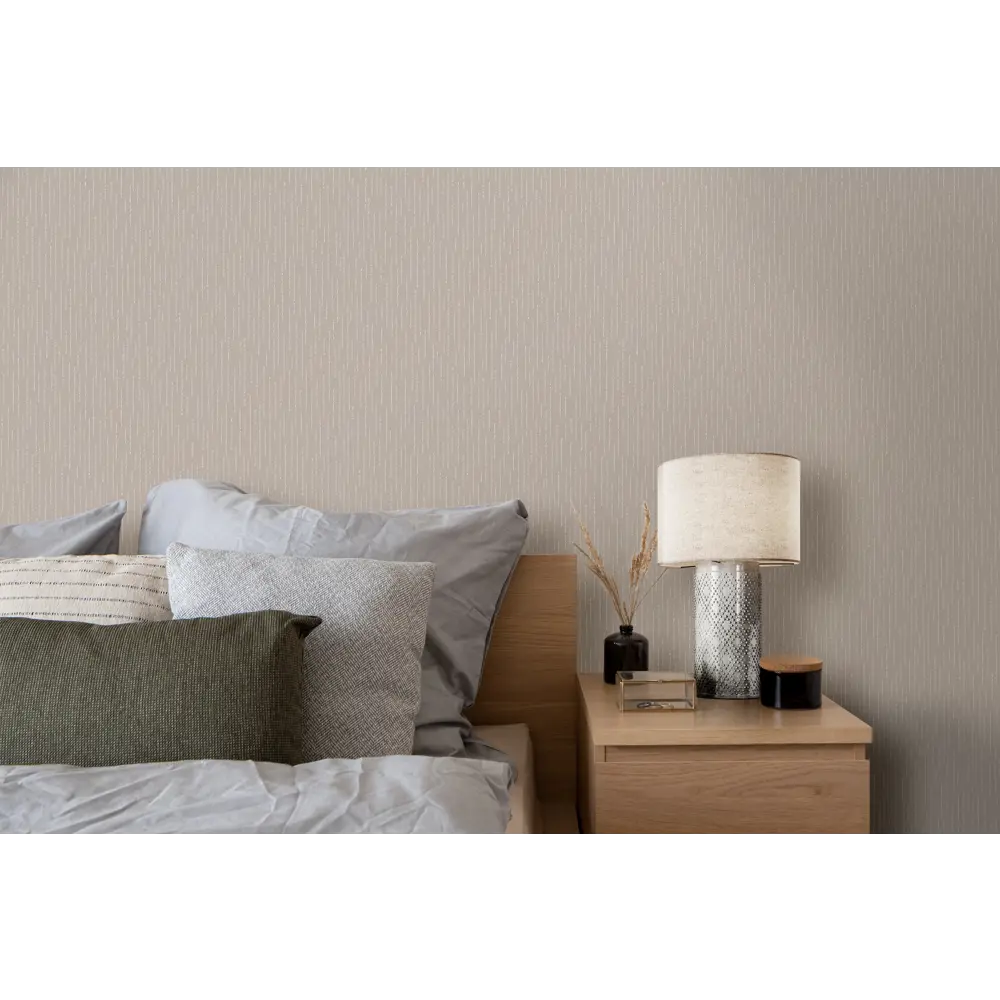 Обои Renowa Комета бежевые с полосками для современного интерьера 89425644 STLM-1572216 - Вид №3