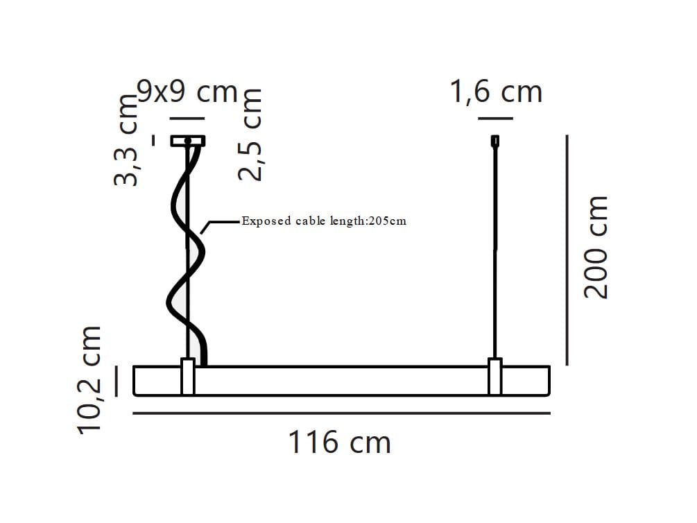 Металлический светодиодный подвесной светильник Nordlux LILT ARCH-00034477 - Вид №5