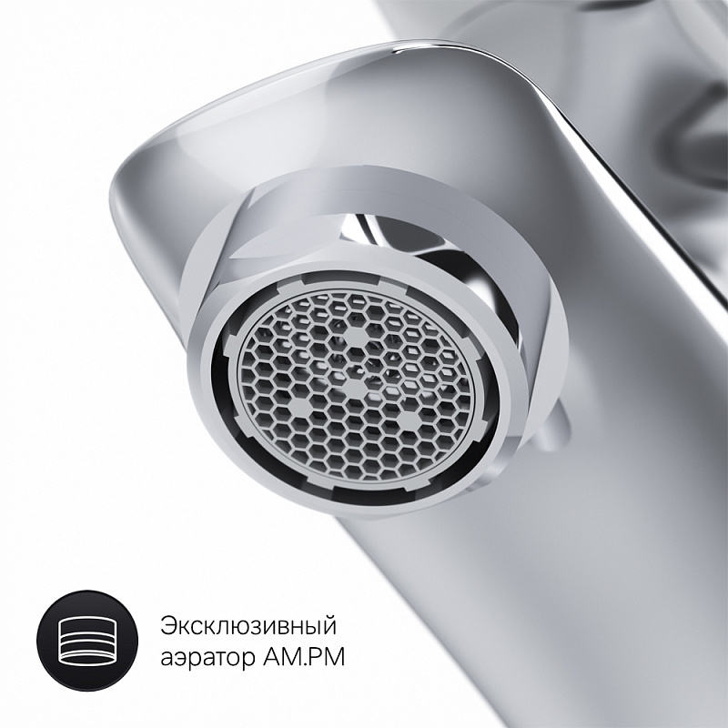 F85E02100 смеситель д/умывальника хром шт AM.PM Joy - Вид №6