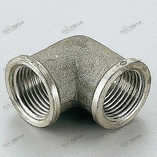 Колено ВР 1"x1" никель TIEMME 1500144