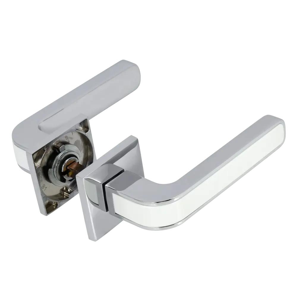 Дверные ручки EDSON для межкомнатных дверей в стиле хром 85168443 STLM-0059328