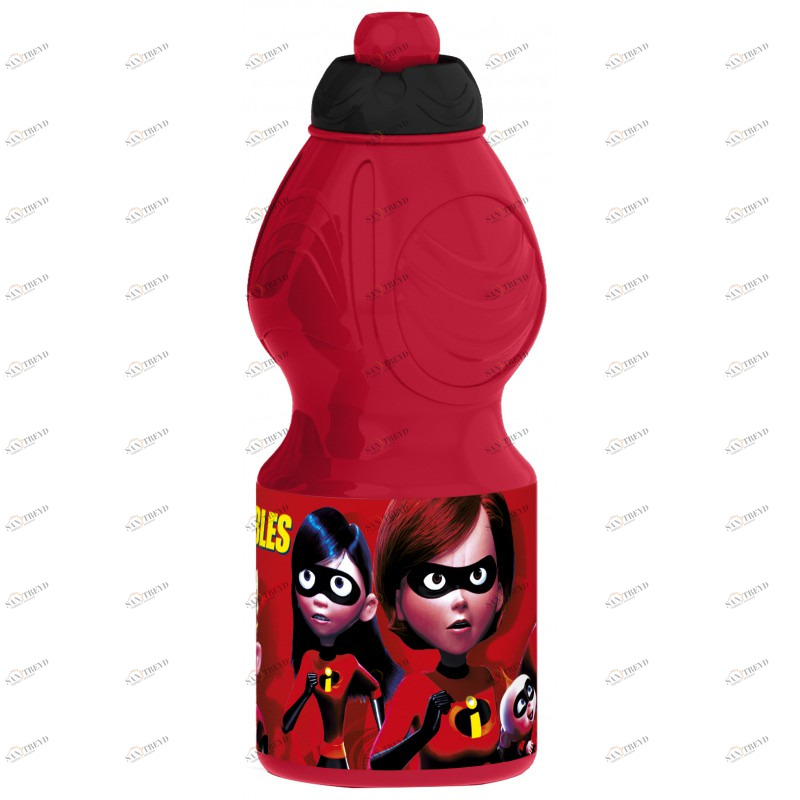 Бутылка пластиковая спортивная фигурная "Суперсемейка 2", 400 мл STOR СУПЕРСЕМЕЙКА 2 335621 Красный Santreyd 