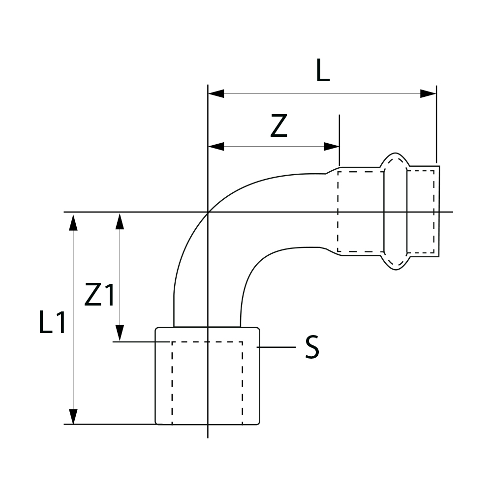 PS4002G0180600 Отводы Tece  - Вид №1