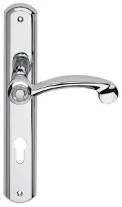 LINEA CALI' Ручка из хромированной латуни с кристаллами Swarovski® на пластине Cosmic