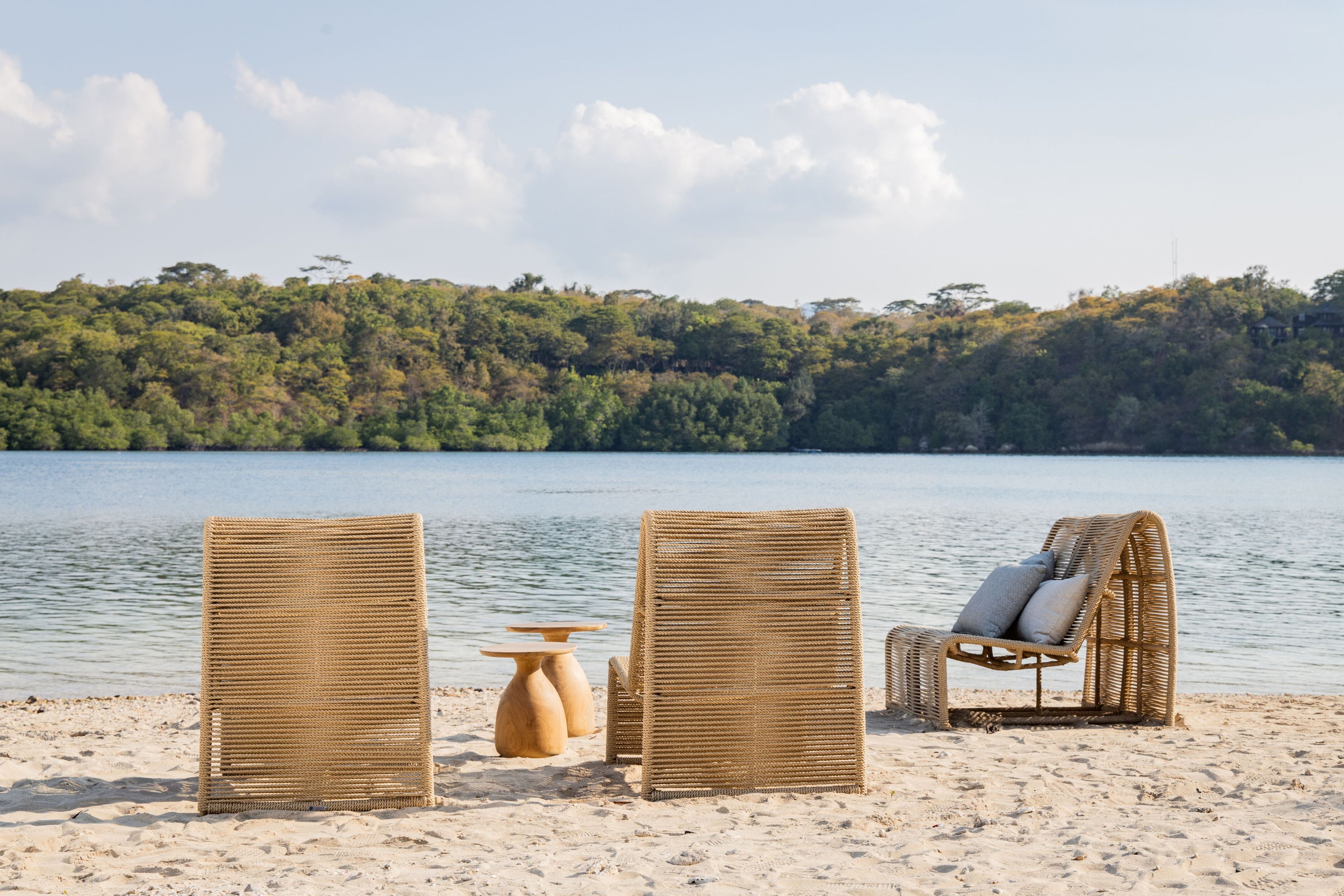 2-местный веревочный садовый диван cbdesign линия ARCH-00001074 - Вид №1