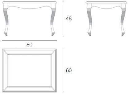 Il Giardino di Legno Прямоугольный журнальный столик Mozaic - noce Moza0479 - Вид №2