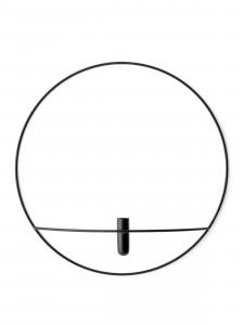 4815539 MENU Круглая ваза / подсвечник POV Черный