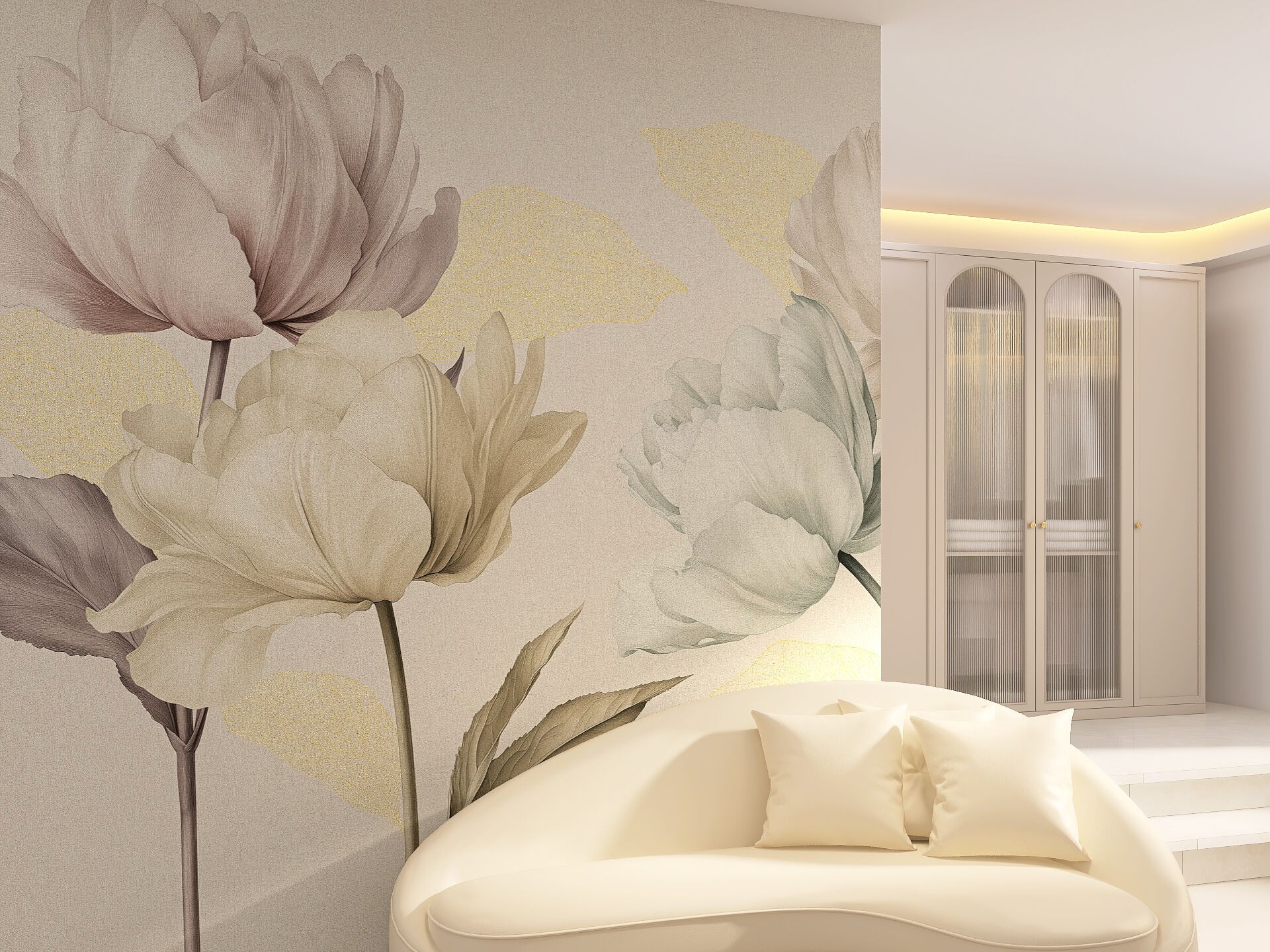 Обои с цветочными мотивами Rimura 2025-Mida's Gold ARCH-00036360