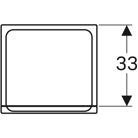 869003000 Высокий шкафчик Geberit Renova Plan с двумя дверями и одним выдвижным ящиком Geberit  - Вид №2
