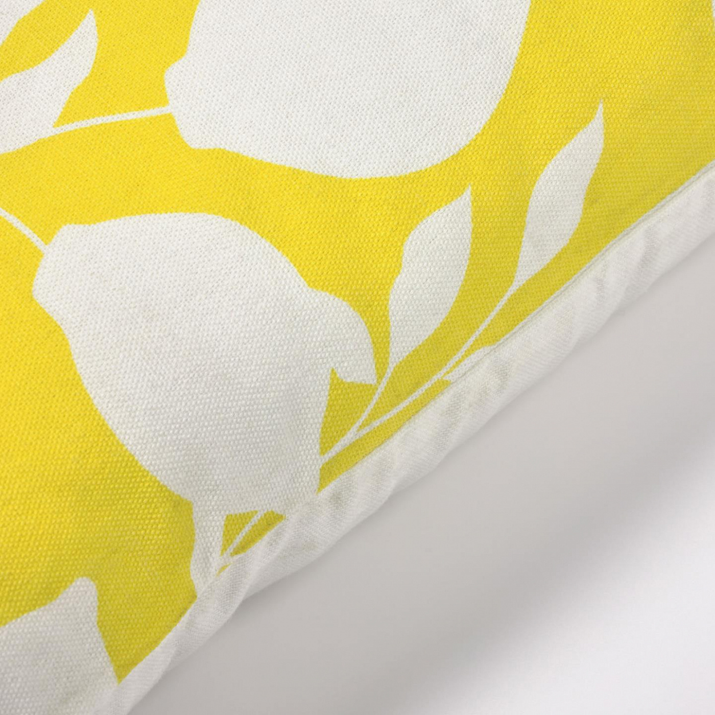 101240 Чехол для подушки 100% желтый с белыми лимонами 45 x 45 cm La Forma Etel  - Вид №1