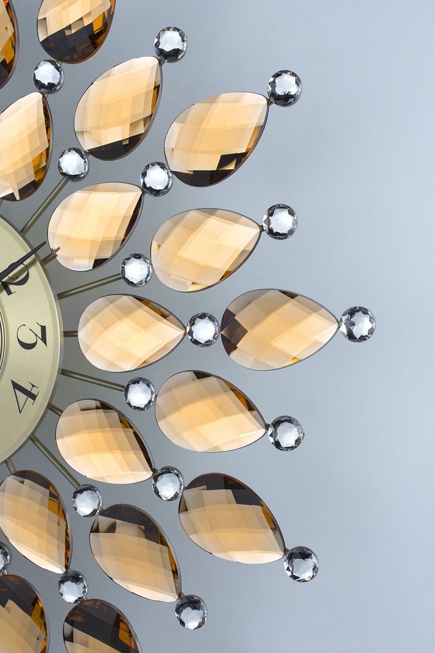 Часы-солнце настенные золотистые Tomas Stern 8041 TOMAS STERN СОЛНЦЕ 00-3872746 Золото  - Вид №1