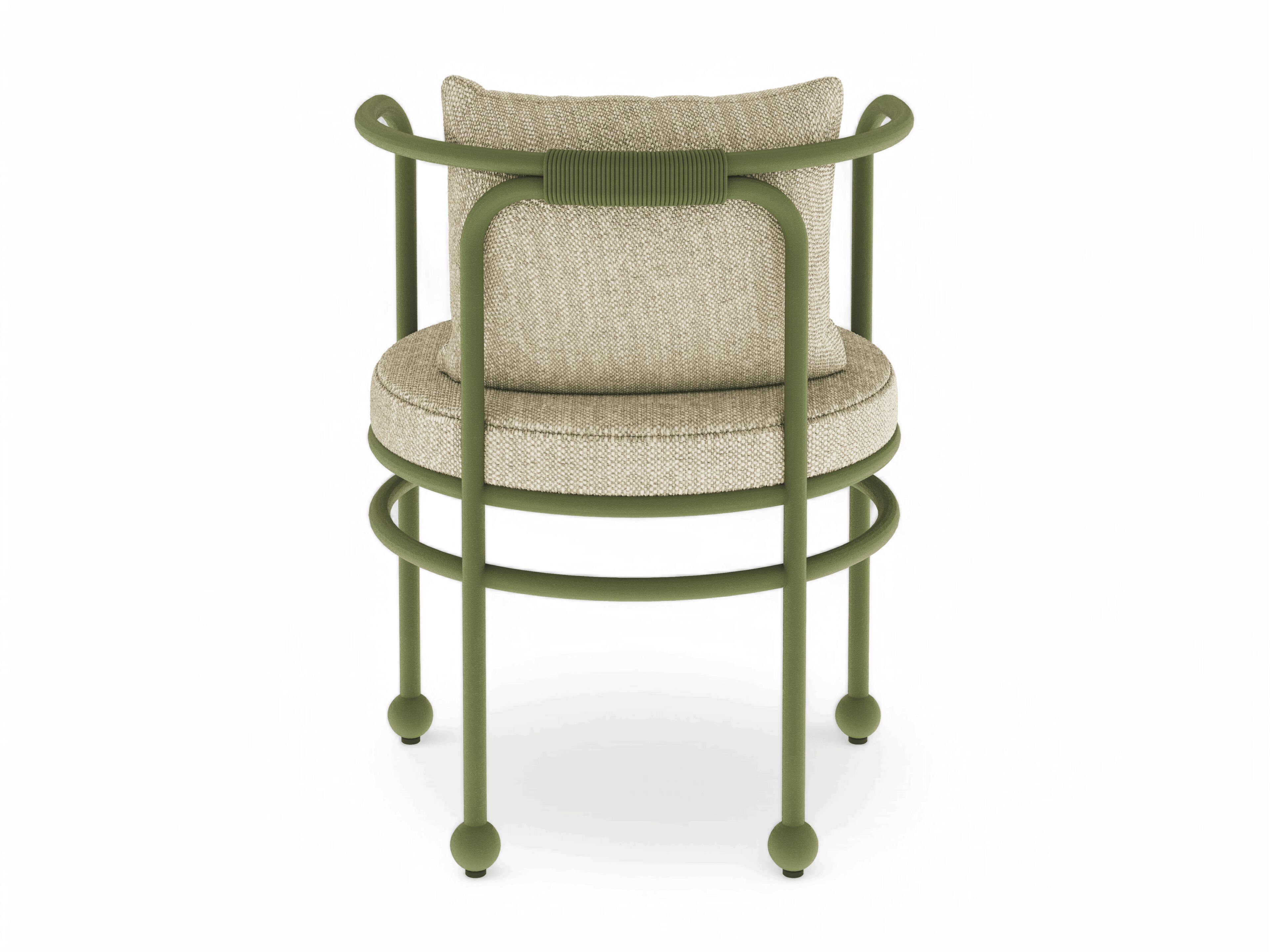 Алюминиевый садовый стул с подлокотниками FJAKA медленный ARCH-00140370 - Вид №1