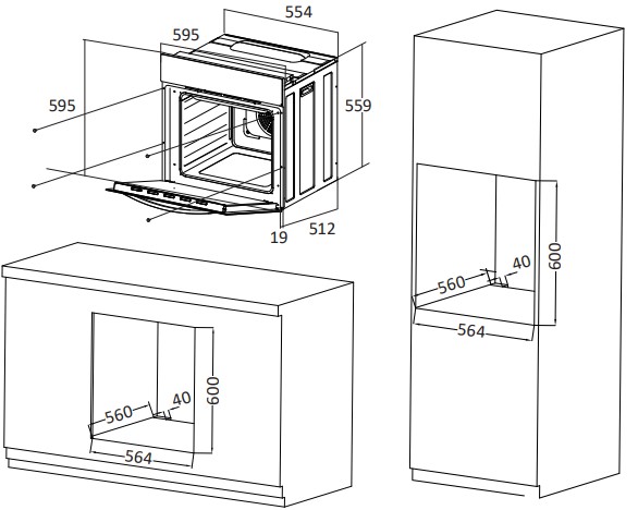 9134286 Электрический духовой шкаф DEXP Rustic 01 бежевый STDN-0149352 - Вид №10