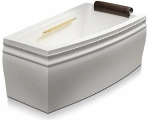 Gruppo Treesse Асимметричная гидромассажная ванна с хромотерапией Vasche in stile classico