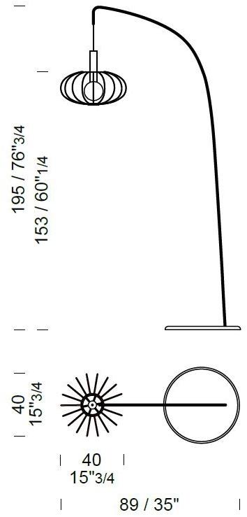 Borzalino Торшер из металла Lira sun-id-1473822 - Вид №5