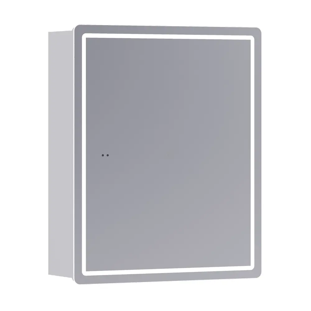 Шкаф для ванной комнаты с зеркалом Vigo Look 49.7x60x17 см с подсветкой STLM-2144819 - Вид №5