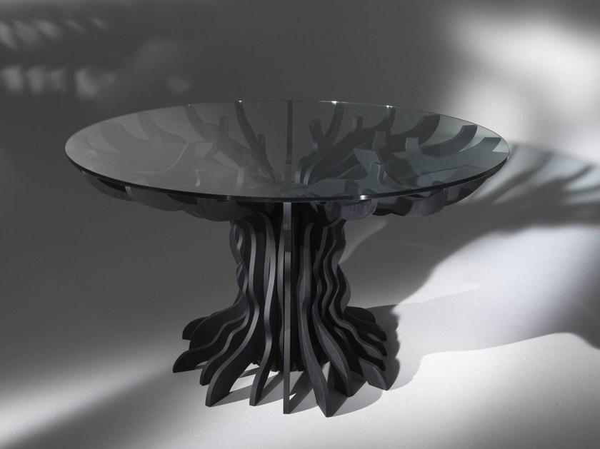 ALBEDO Круглый стол из березы и хрусталя Tale sun-id-1423582 - Вид №5