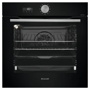 91248017 Электрический встраиваемый духовой шкаф Brandt BOP7537B 59.2x59.6x54.4 см цвет черный металлик STLM-1503632
