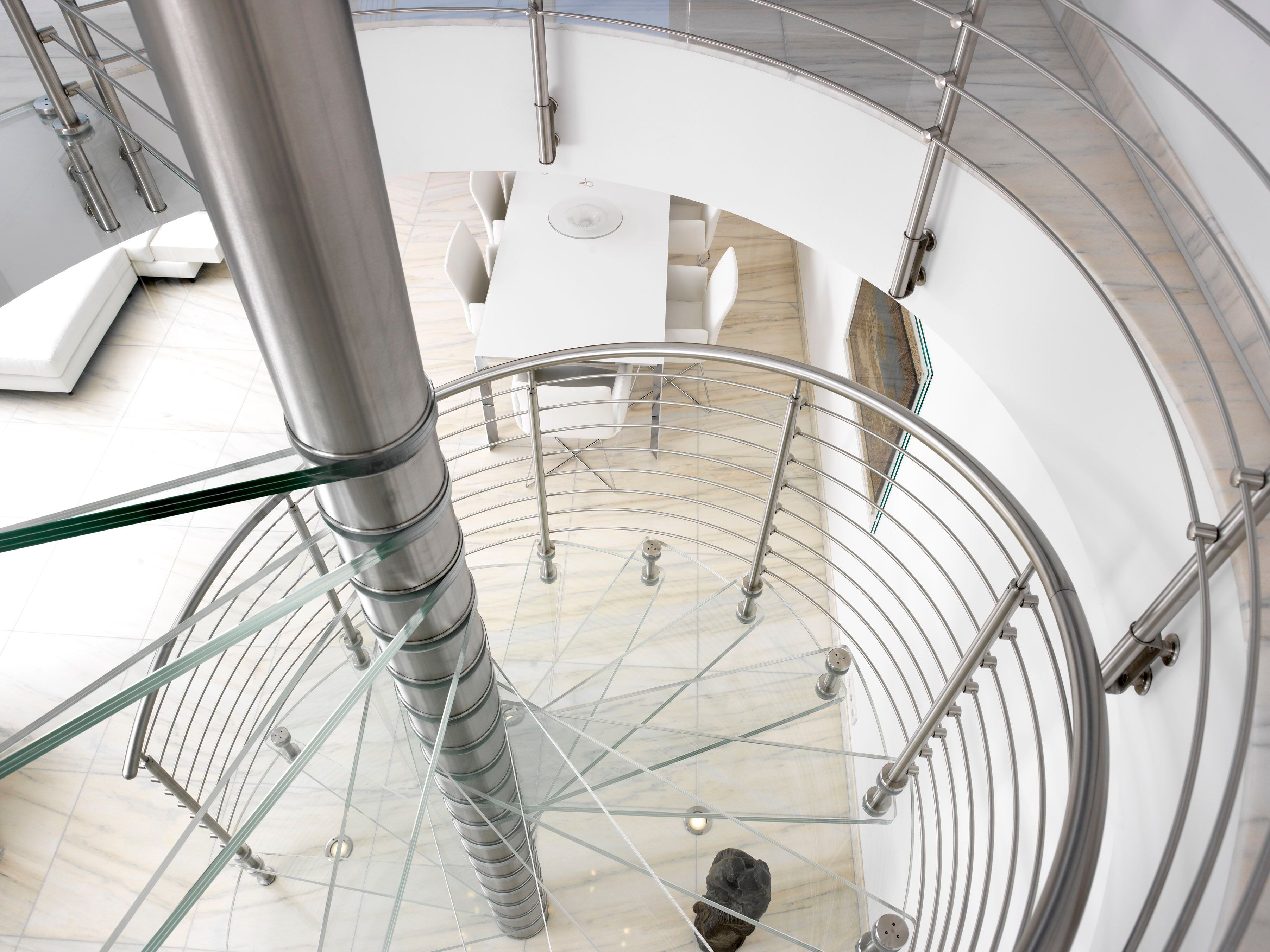 Винтовая лестница из стали и стекла Siller Treppen SCIRIA CLARITY ARCH-00046841 - Вид №6