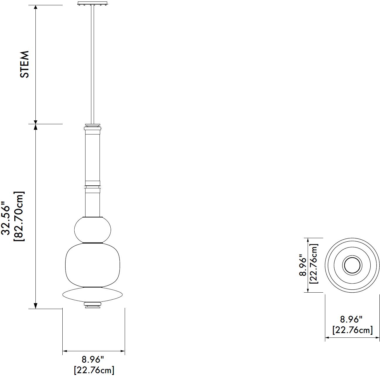GABRIEL SCOTT Подвесной светильник из дутого стекла Luna sun-id-1385408 - Вид №8