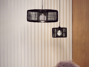 101026 Подвесной светильник черный металл 60 см Aromas del Campo Hedula