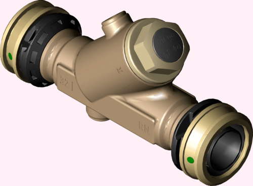 Трубопроводные системы  Easytop системные вентили  Запорные клапаны VIEGA 758 288 Модель 5339.4 Santreyd  - Вид №3