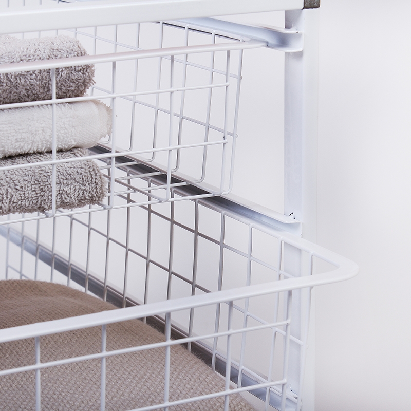 Сетчатая корзина для рамы , 555х410х185 мм, белый LJPS0358 Public Steel Россия  - Вид №1