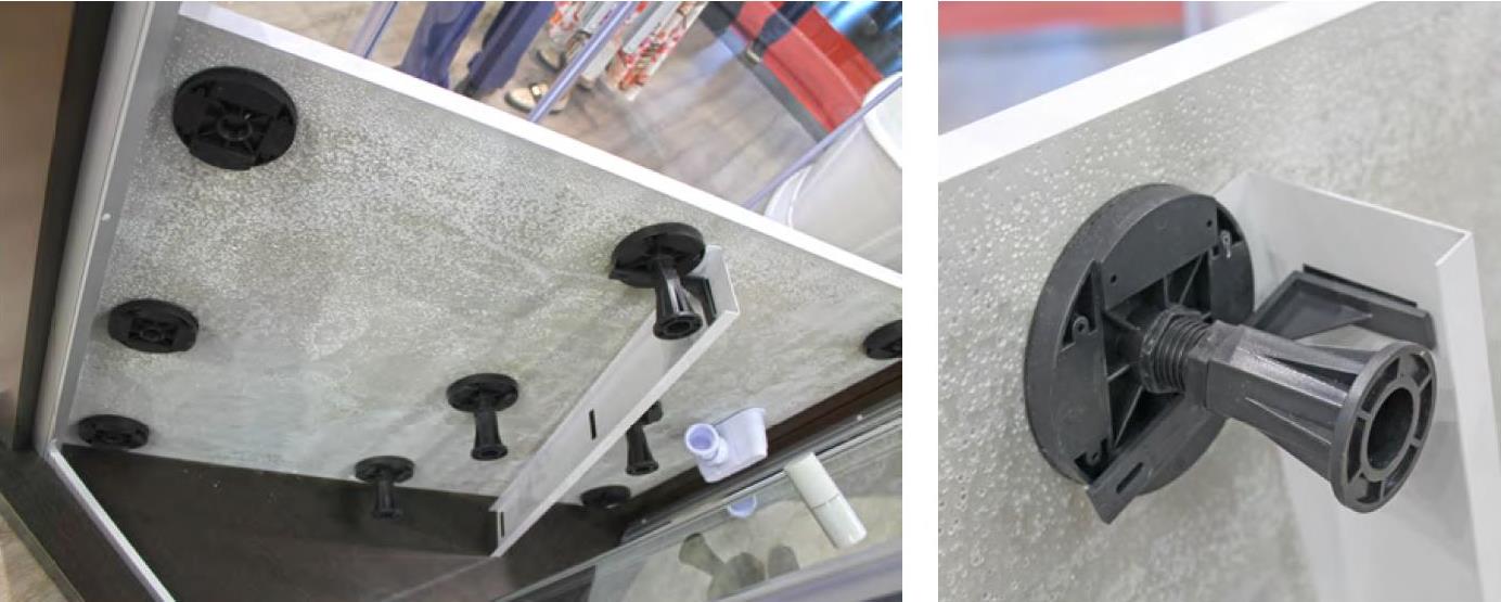 Поддон из искусственного мрамора левосторонний CEZARES TRAY-AS-RH-120/90-550-30-W-L  - Вид №3